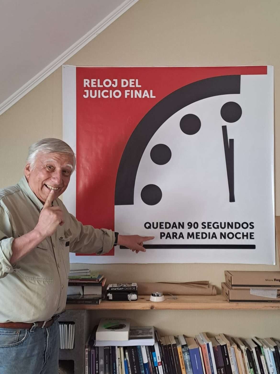 El Reloj del Juicio Final: a sólo 90 segundos de medianoche El Reloj del Juicio Final: a sólo 90 segundos de medianoche